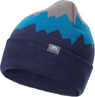 Trespass Cobbler Beanie in Storm Grey Bondi Blue at Nordstrom