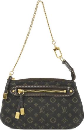 Louis Vuitton Brown Fusain Canvas Pochette Pouch (Pre-Owned)