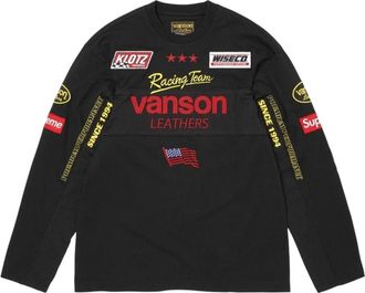 SUPREME x Vanson Leathers SS26 L/S T-Shirt Black SUP-SS26-007-BLK