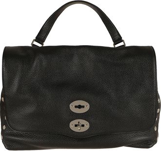 Zanellato Postina Daily M - Dames - Handtassen - Zwart - ONE Size - Katoen - Tassen