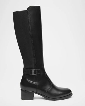 Nero Giardini 40mm Leather Knee-High Boots