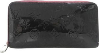 Louis Vuitton Pre-owned Long wallet (bi-fold) - Dames - Vintage Accessoires - Zwart - ONE Size - Leer - Vintage