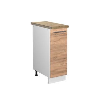 Vicco Armario De Farmacia Fame-line, Roble Dorado, 30 Cm, Et Roble