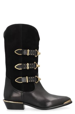 Isabel Marant Black Solid Mexia Boots