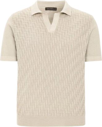 Oscar Jacobson Uomo, Top, Beige, S, new