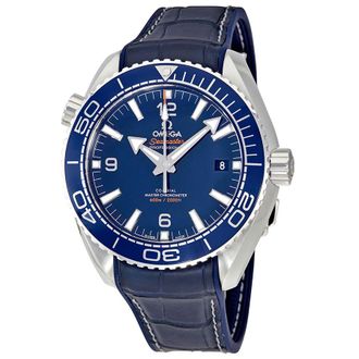 Omega Pre-owned Omega Seamaster Planet Ocean Automatic Chronometer Blue Dial Mens Watch 215.33.44.21.03.001