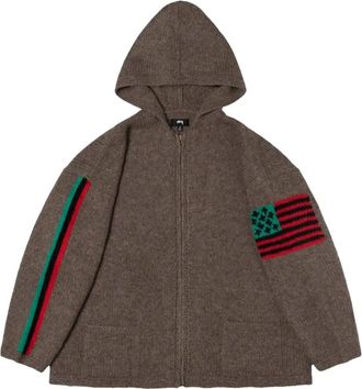 Denim Tears x Stussy Felpa con cappuccio - Marrone