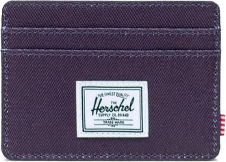 Herschel Charlie Cardholder - unisex - Portefeuilles - Paars - ONE Size - Leer - Accessoires