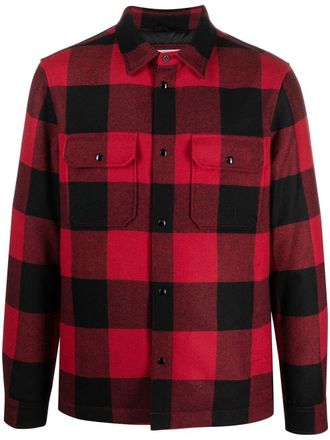 Woolrich Giacca-camicia a quadri - Rosso