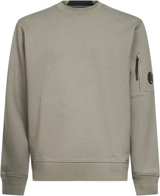 C.P. Company Crewneck Sweatshirt - Heren - Sweatshirts - Beige - S - Katoen - Hoodies & sweatvesten