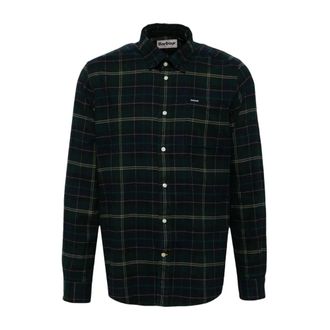 Barbour Getailleerd Overhemd - Heren - Casual Overhemden - Veelkleurig - 2XL - Leer - Overhemden