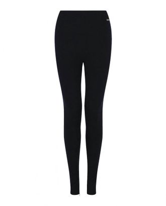 Ferragamo Womens Wool Blend Leggings In Blue
