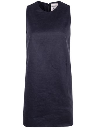 Semicouture Linen Shorts Dress