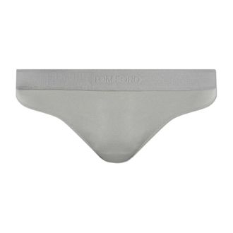 Tom Ford Koordjes met logo - Dames - Onderbroek - Grijs - L - Ondergoed