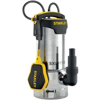 Stanley Bomba Sumergible Para Agua Sucias Sxup1100xde (1.100 W, Caudal Max. 16.500 L/h, Altura M&aacute;x. 10,5 M)
