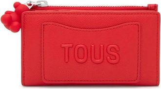 Tous Back to Basics Portemonnee - Dames - Portefeuilles - Rood - ONE Size - Leer - Accessoires