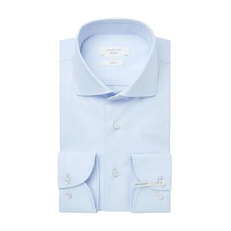 Profuomo Casual overhemd - Heren - Overhemden - Blauw - Maat: L