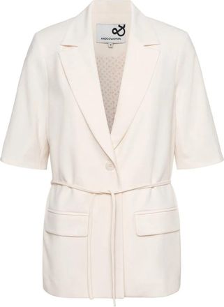 &Co Woman Gina Blazer - Dames - Blazers - Beige - M - Leer - Jassen