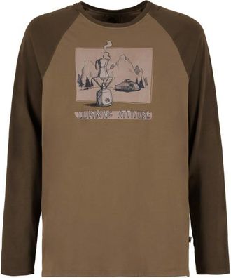 E9 Long Coffee Longsleeve für Herren | braun