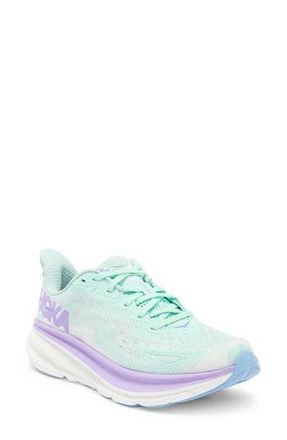 Hoka One One Clifton 9 Running Shoe in Sunlit Ocean/Lilac Mist at Nordstrom Rack, Size 10.5