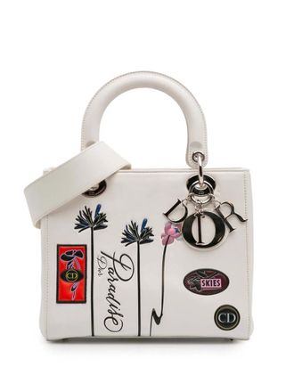 Dior Lady Dior Bag Micro Cannage Ombre Metallic Calfskin Medium