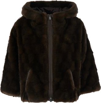 Pinko Pinko, Jassen, Dames, Bruin, M, Faux Fur & Shearling Jassen
