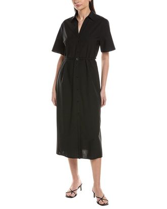 HUGO BOSS Dulera Wool Midi Dress