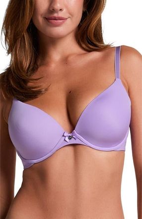 Hunkem&ouml;ller Plunge Padded Underwired Bra in Bougainvillea at Nordstrom, Size 36Dd