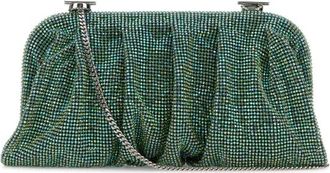 Benedetta Bruzziches Embellished Fabric Large Venus Clutch