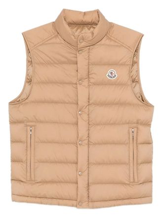 Moncler zipped barthe vest - Neutrals