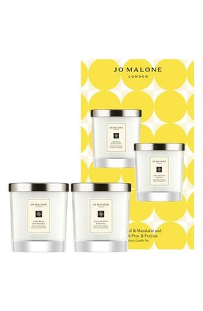 Jo Malone London Lime Basil & Mandarin and English Pear & Freesia Candle Gift Set $164 Value in Lime Basil/mandarin/pear at Nordstrom