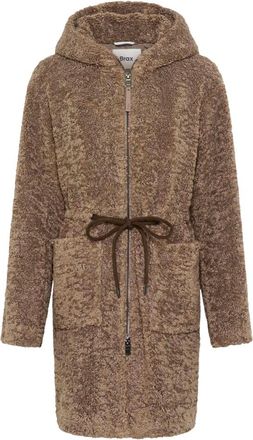 Brax Brax - Yasmin Teddy Coat - Dames - Jassen - Bruin - Maat: L Leer