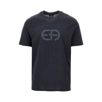 Emporio Armani Logo print lyocell-blend T-shirt Man XXL