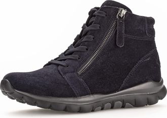 Gabor Women Ankle Boots, Ladies Lace-up Ankle Boot,Removable Insole,lace-up Bootie,Winter Boot,Half-Boots,Blue (Ocean) / 36,37.5 EU / 4.5 UK