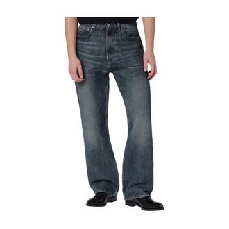 Our Legacy Straight Jeans, male, Blue, Size: W32 Third Cut Jeans