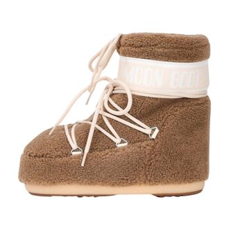 Moon Boot Winter Boots, female, Brown, 6 UK, Brown Snow Boots Icon Low