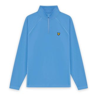 Lyle & Scott Golf Course Midlayer met Mesh Panel - Heren - Tops - Blauw - Maat: XL