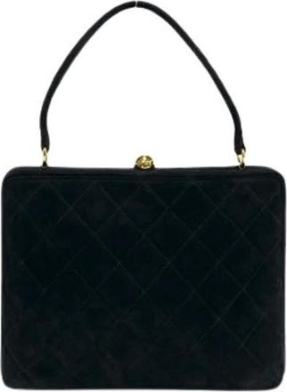 Chanel Pre-owned Handbags, female, Black, Size: ONE SIZE Pre-owned Vintage Handbag