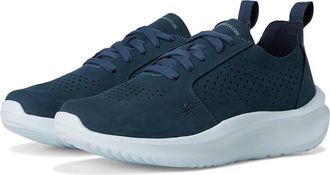 Clarks Solevana Style Womens Shoes Navy Nubuck : 8.5 B - Medium, Leather