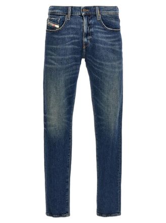 Diesel Blue Slim Mid Rise Jeans