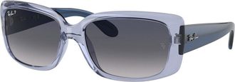 Ray-Ban RB4389 664578 Womens Sunglasses Purple Size 58