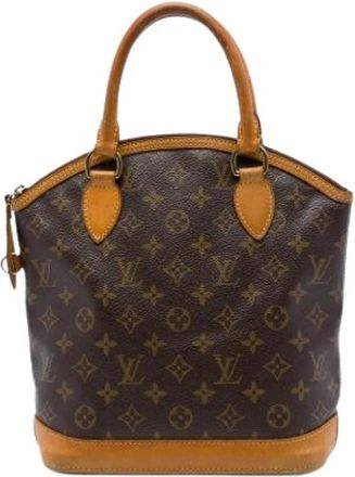 Louis Vuitton Pre-owned Lockit Handbag - Dames - Vintage Handtas - Bruin - ONE Size - Leer - Vintage