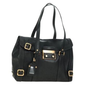 Prada Pre-owned Handbags, female, Black, Size: ONE SIZE Pre-owned Vintage Tote Bag