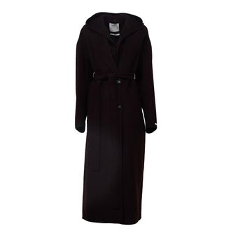 Sportmax Olmo Long Overfit Wool Belted Coat