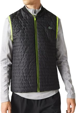 Lacoste Heren Omkeerbaar Gilet (Zwart)