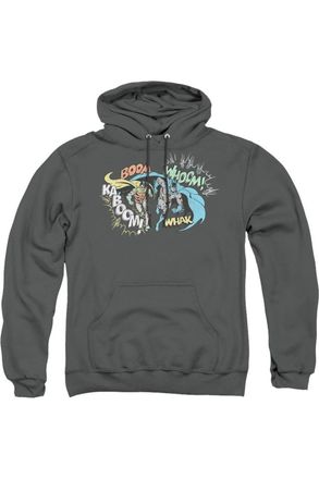 Gildan DC Comics Action Duo Adult Pull Over Hoodie / Hooded Sweatshirt