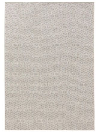 benuta Alfombra de exterior & interior blanco 140x200
