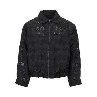 CMMN SWDN Ares linen-blend blouson Man 48