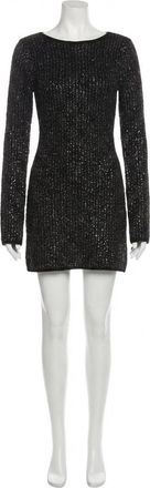 Z Supply La Marca Sequin Mini Dress In Black
