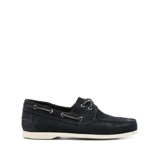 Maneb&igrave; Sailor Shoes, male, Blue, Size: 12 US Swan Suede Boat Shoes